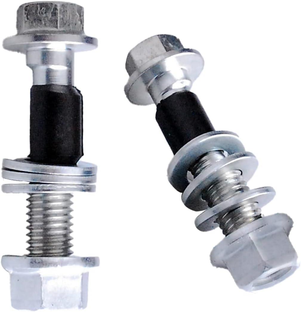 2 Pack K90208 Front Rear Camber Bolts Fits for Chevrolet Prizm Toyota Camry Highlander Paseo Solara Celica, Alignment Camber Kit Fits for Lexus ES300 ES330 ES350 RX300 RX350 RX400h