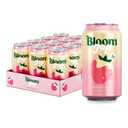 Bloom Pop Prebiotic Soda 12 Pack, Strawberry Cream Flavor, 12oz Cans | Prebiotic Soda for Gut Health, Low Calorie Soda, No Caffeine, Healthy Soft Drink Alternative (EXP 10/31/26)