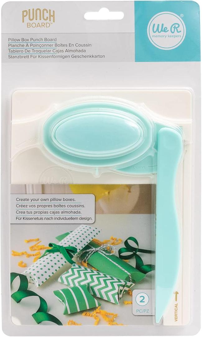 We R Memory Keepers Pillow Box Punch Board