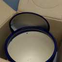 10 Inch Plant Pot - Ceramic Pot for Indoor Plants Large Planter Modern Outdoor Flower Pot with Drainage Hole and Saucer for Home Patio Decor Blue