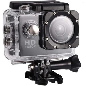 Action Camera Kit 1080P 12MP 30m Outdoor Sports Video Camera USB 2.0 Underwater Cam Full LCD Mini Camcorder with 900mAh Rechargeable Batteries and Mounting Accessories Kits(Black)