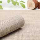 Myir JUN Table Runner, Vinyl Table Runner Indoor Arbitrarily Cropped Runner for Table Heatproof for Home Party (Beige, 12 x 94 inch)