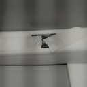 19.7" Alabaster Wall Sconce Natural Marble Sconce Indoor Mid Century Modern Wall Light Oval Stone Lampshade Vanity Light Fixtures for Living Room Bedroom Dining Room Hallway (Black)