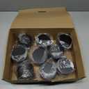24-Pack 8oz Candle Tins with Lids, Metal Candle Jars for Candle Making, Bulk Empty Containers for Beginners & DIY Storage -Black