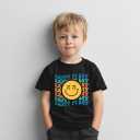 Happy Pi Day Shirts for Kids Boys Girls Toddler 4-8T, Funny Pie Symbol Number Tee, Soft Cotton Short Sleeve (Black)