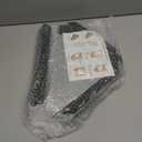 IBosins Corner Shower Stool with Storage Shelf Shower Foot Rest for Shaving Legs Small Bench for Inside Shower to Sit on Bath Seat - Acacia Wood, Black