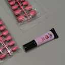 576 Pieces Kids Short Glossy Press on Nails, EBANKU Children False Nails 24 Colors Glossy Acrylic Nails Art Tip for Kids Short Full Cover Fake Nails for Women Girls