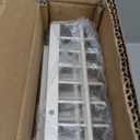 ShellKingdom Over The Toilet Storage Shelf, 3 Tier Toilet Paper Holder Stand Shelves, Punch-Free Bathroom Storage Rack with 2 Hooks, Small Space Organizers for Bathroom, Home, Countertop, White