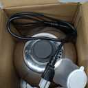 Oroton 9-Egg 304 Stainless Steel Egg Cooker  Steam & Boil Eggs with Timer, Automatic Shut-Off & 3 Cooking Modes (Black)(Hard/Medium/Soft)