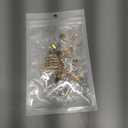 PAGOW 2 Pcs Leaf Hair Combs, Gold Rhinestone Hair Comb Clips, Hair Side Comb Clips, Crystal Wedding Headpiece Accessories For Women, Bride, Bridesmaid (4.90 x 2.58 inch)