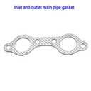 Exhaust Flange Gasket Spring Rebuild Kit Fit for Polaris Ranger RZR 800 EFI 2008-2010 Sportsman Ranger 700 800 900 OEM#3610047 5811511 7041804 7041687 5257254,Polaris Ranger 800 Exhaust Gasket