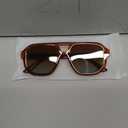 SOJOS Retro Trendy Aviator Polarized Sunglasses Men Women Vintage 70s Square Stylish Frame Sun Glasses SJ2283 (Tortoise/Light Brown)