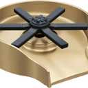 KRAUS CleanMate Glass Rinser for Kitchen Sink in Spot-Free Brushed Brass Color Finish, KGR-500SFBB