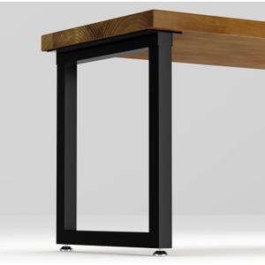 Metal Table Legs 28 Inch Heavy Duty Metal Desk Legs Industrial Black Table Legs, Furniture Legs
