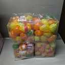 4 x Garma 36 PCS Easter Hanging Plastic Eggs Decorations Colorful Eggs Painted Ornaments with Bow, Easter Tree Ornaments Decor for DIY Crafts Party Favor Home Decor Pascua Exchange Gifts