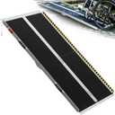 Portable Wheelchair Ramp 6FT, Seamless Non-Slip Aluminum Ramps for Wheelchairs for Home, Handicap Wheelchair Ramps for Home Steps, Aluminum Loading Dock Plates, Doorways, (Usable height 6-18 inch)