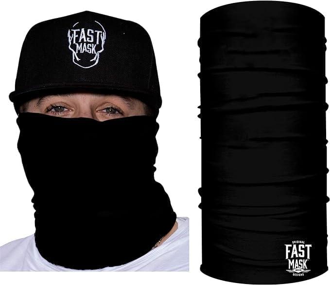 3 x Tubular Bandanas With Face Shielding Protection Unisex - Camo (Black)