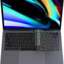 TypeMaster Keyboard Cover for MacBook Pro 13 inch M2 2023, 2022, 2021 2020 M1 A2338 A2289 A2251&Compatible with MacBook Pro 16 2020 2019 A2141 Touch ID Protective Skin
