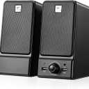OROW USB Computer Speakers,Hi-Fi Stereo PC Speakers,16W Desktop Speaker,Built-in DSP Sound Chip, Deep Bass&Pure Vocal,Laptop Speakers with Headphone Jack(S203)
