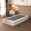 10 Inch Twin Box Spring High Profile, Heavy Duty Metal Box Spring Twin Bed Base with Fabric Cover, Mattress Foundation, Noise Free, Easy Assembly