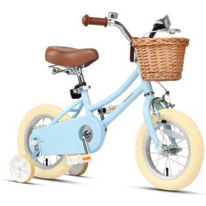 Petimini 12 Inch for Age 2 3 4 Kids Toddler Bike for Boys Girls, Blue
