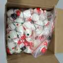 Soaoo 80 Pcs Mini Resin Snowman Figurines, Christmas Miniature Decor,Cute