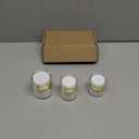 Generic Airless Pump Jars set, 0.5oz /1oz /1.7oz Empty Refillable Cosmetic Pump Jars Bottles Lotion Cream Dispenser Portable Travel Size Makeup Containers (Gold), JAR_3pack