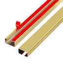 39.37in Metal Cable Condenser, Self-Adhesive Wire Cord Hider, No Screws No Drill On Wall Cable Cover Channels for Floor Home, Office, Kitchen 