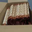Reallnaive 12 Set Gift Basket Empty Woven Bamboo Storage Baskets with Clear Gift Bags Pull Bows Ribbon Foldable DIY Gifts Basket Kit with Handle for Baby Shower Housewarming