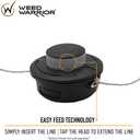 Weed Warrior Autowinder II Universal Fit String Trimmer Replacement Bump Head