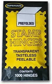 Supersafe Folded Stamp Hinges Pack of 1,000 2 Packs