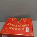 N&T NIETING Pop Up Christmas Tree with Lights & 30 Balls, 5Ft Collapsible Green Tinsel Christmas Tree Decoration for Holiday Xmas Home Office Decor