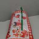 Bencailor Valentine Day Kitchen Mats Red Heart Welcome Door Rug Non Slip Washable Decorative Doormat Absorbent Carpet Floor Mat for Indoor Outdoor Home Front Door Bathroom Decor (Romantic)