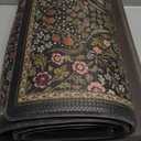 Collive Anti Fatigue Kitchen Mats, Spring Green Floral Kitchen Rugs Sets of 2 Non Slip Waterproof Standing Mat, Vintage Comfort Desk Rug for Office, Sink, Laundry, 17.3"x29"+17.3"x47"