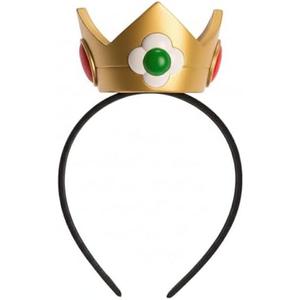 ComfyCamper Womens OSFM Princess Crown on Headband Gem Flower Tiara Halloween Costume Accessories Cosplay Adult