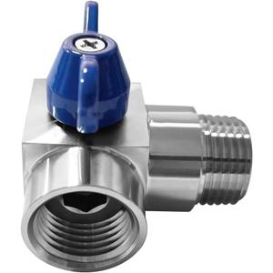 Beduan 3/8 NPT Mini Ball Valve Male to Female Stainless steel 90 Degree Street Elbow Shut Off Valve