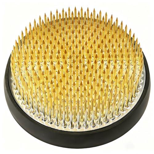 Eggone 80mm Flower Frog Large Floral Frog Flower Arrangements Supplies Japanese Ikebana Kenzan with Rubber Base (3.15inch)