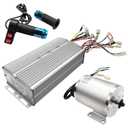 DYRABREST 3000W E-Bike Brushless DC Motor Kit, 72V 6600rpm Motor with 3 Speed Electric Scooter Motor Controller for Electric Bike Motorcycle Scooters