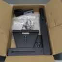 Starlink Mount, Adjustable Starlink Wall Mount Standard 4 Gen 3 with Telescoping Support Arm, Rustproof, Weatherproof for Concrete Walls and Wood Walls, Easy Installation Black