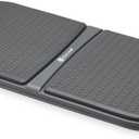 Gaiam Evolve Balance Board Standing Desk, Anti Fatigue Wobble Board for Home Office, Physical Therapy, Exercise Equipment, Stability Rocker for Constant Movement, Increase Focus, Floor Mat Alternative (Grey/Black)