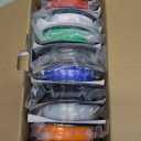 SUNLU 250g PLA Filament 1.75mm Bundle,3D Printer Filament Bundle Multicolor, Neatly Wound PLA Filament, Individually Vacuum Packed,250g Spool,8 Rolls,Black+White+Grey+Transparent+Red+Blue+Orange+Green