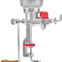 Victoria Manual Cast Iron Grain Mill with Low Hopper, Premium Corn-Grinding Mill and Grain Grinder, Made in Colombia