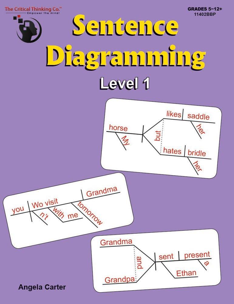 Sentence Diagramming Level 1 Workbook - Breakdown and Learn the Underlying Structure of Sentences (Grades 5-12+)