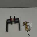 MENDOCK Passage Door Lever Dummy GreenShield Exterior Interior Door Handle for Hallway Closet Heavy Duty Non-Locking Lever Sets No Key Door Knob for Right Left Handed Door (1 Pack, Matte Black)