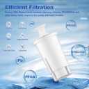 BREAUILL Water Filter Replacement Compatible with Brita Water Filter, Pitchers, Classic, OB03, Mavea,10700, 35557, Pitcher Water Filter by BREAUILL, New Upgraded Reduce TDS, Chlorine (6PCS)