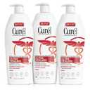 Curel Ultra Healing Intensive Fragrance-Free Lotion For Extra-Dry Skin, Dermatologist Recommended, Ideal for Sensitive Skin, Cruelty Free, Paraben Free, 13 Oz, Pack of 3