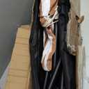 SUPER DEAL Portable 2 Person Hammock with 9FT Hammock Stand, 620 LBS Capacity Adjustable Hammock Bed with Space Saving Carrying Case Included for Camping Garden Backyard Patio Indoor Outdoor