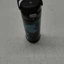 THERMOS FUNTAINER 16 Ounce Stainless Steel Vacuum Insulated Bottle with Wide Spout Lid, Galaxy Green