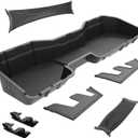Tyger Auto Rear Under Seat Storage Box Compatible with 2014-2018 Chevy Silverado/GMC Sierra LD; 2015-2019 Silverado/Sierra HD | Crew Cab | Custom-Fit Cargo Organizer Console | TG-CB5C8878