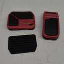 Tinlucys Performance Pedal Pads Cover Designed for Model 3/Y 2 PCS Foot Pedal Pad Easy Snap-On Installation,Model 3/Y Interior Accessories 2016-2024 Sporty Red